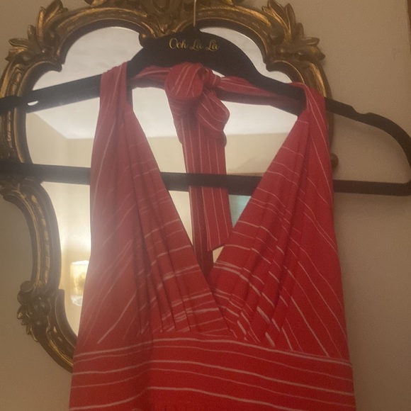 BCBG Halter Maxi Dress Size Medium - Picture 2 of 5